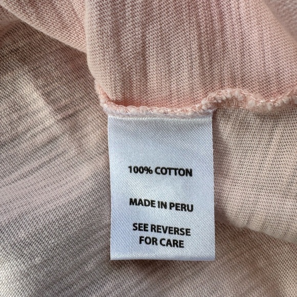 Spartina 449 Sea Breeze Slub Coral Pink Short Sleeve Tee Size Small - Picture 6 of 10